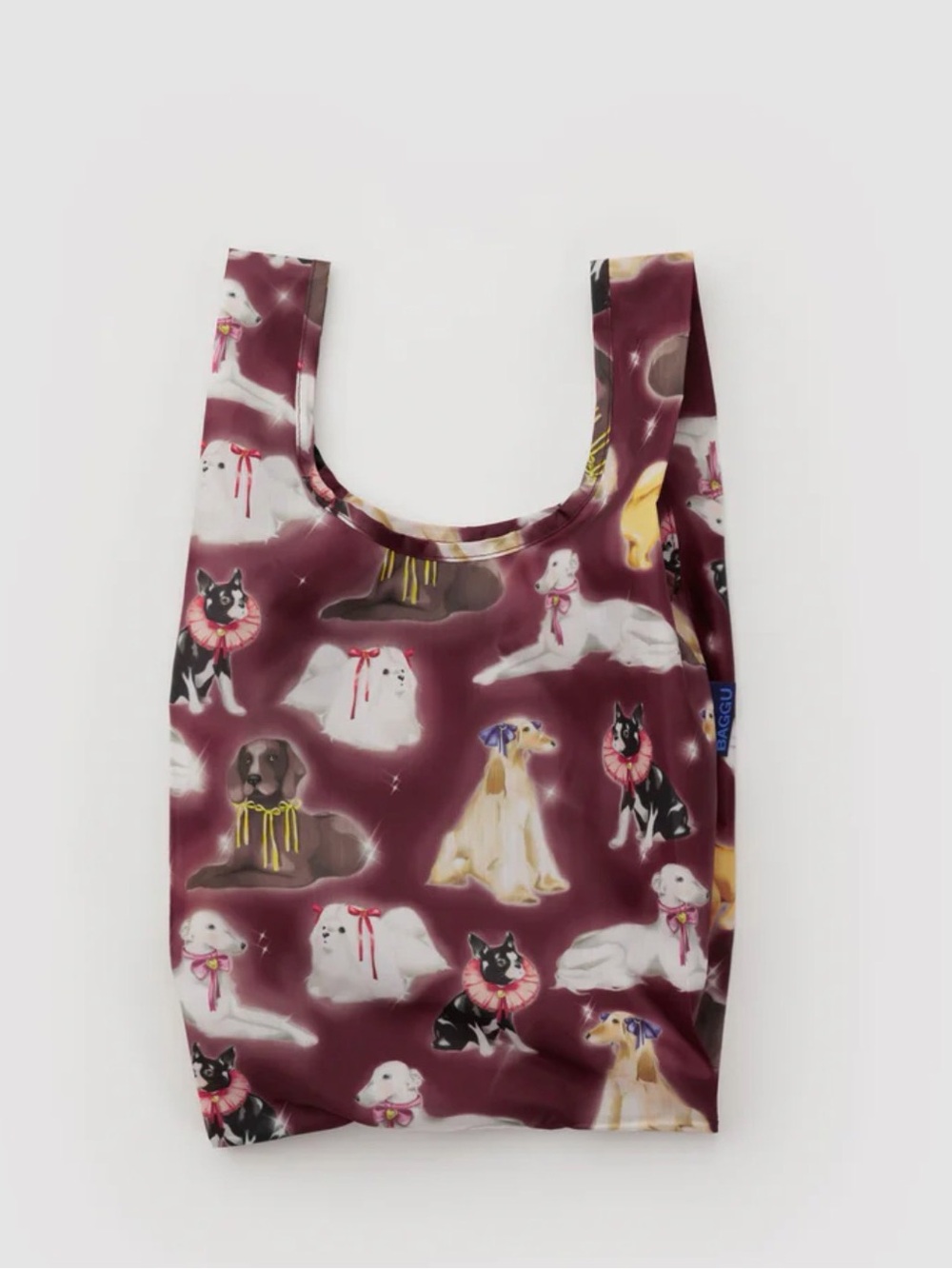 Baby BAGGU Reusable Tote Bag - Fancy Dogs Airbrush Art by Sara Rabin NWT 🐶